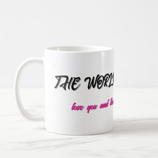 the world's best mom coffee mug  コーヒーマグカップ (左)