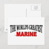 The World's Greatest Marine ポストカード (正面/裏面)