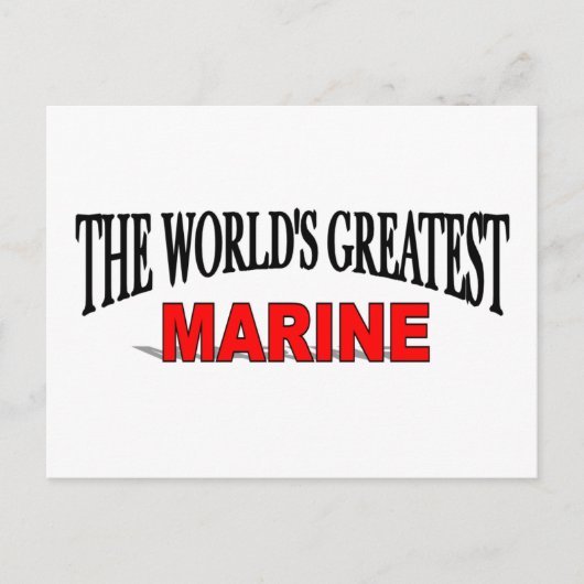 The World's Greatest Marine ポストカード (正面)