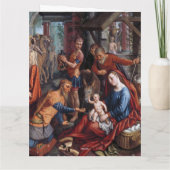 The Worship of the Shepherds Christmas Greetings カード (裏面)