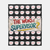 The Worst Supervisor? “Not Phyl” Fleece Blanket –  フリースブランケット (正面)