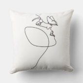 The Worth of a Woman – Decorative Pillow クッション (裏面)