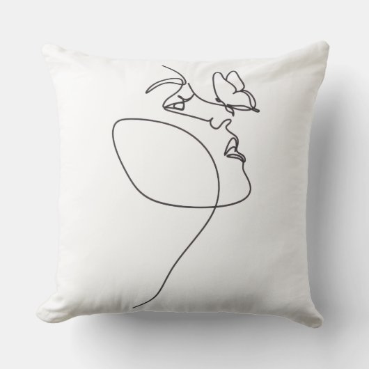 The Worth of a Woman – Decorative Pillow クッション (正面)