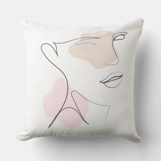 The Worth of a Woman – Decorative Pillow クッション (正面)