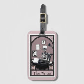 "The Writer" タロットカードデザイン ラゲッジタグ (正面縦)