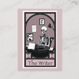 "The Writer" タロットカードデザイン 名刺