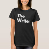 The Writer   minimalist titles Tシャツ (正面)