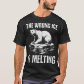 The Wrong ICE is Melting - Melt ICE Tシャツ (正面)