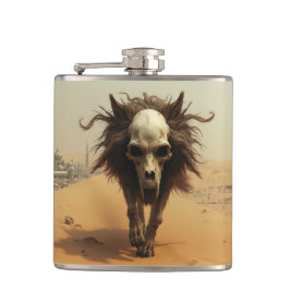 The Wulf Totemwolf Totenkopf Teufel Wüste フラスク