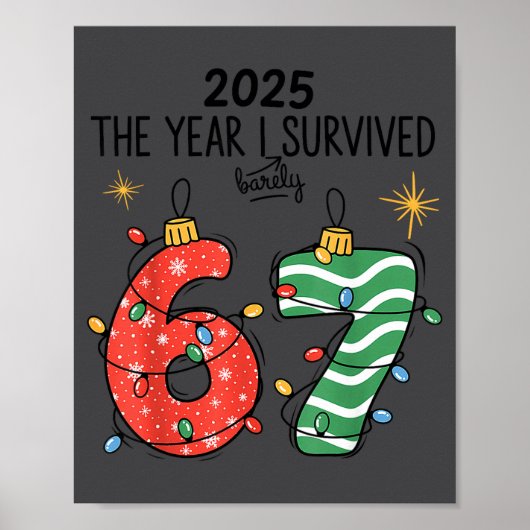 The Year I Barely Survived Christmas 2025 Six Seve ポスター (正面)