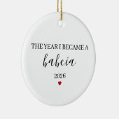 The Year I Became a Babcia Polish Grandma セラミックオーナメント (右)