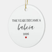 The Year I Became a Babcia Polish Grandma セラミックオーナメント (左)