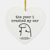 the year i crashed my car セラミックオーナメント (正面)