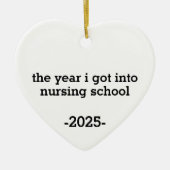 The Year I Got Into Nursing School, Personalized セラミックオーナメント (正面)