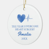 THE YEAR I OVERCAME HEART SURGERY セラミックオーナメント (左)