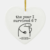 The Year I Survived 6 7 セラミックオーナメント (正面)