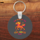 The Year Of The Fire Horse 2026 Celebration Design キーホルダー (正面)
