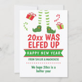 The Year was Elfed Up Happy New Year シーズンカード (正面)
