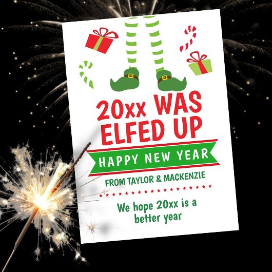 The Year was Elfed Up Happy New Year シーズンカード