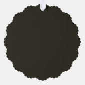 The Year We Became Mr & Mrs 2025 Personalized オーナメントカード (裏面)