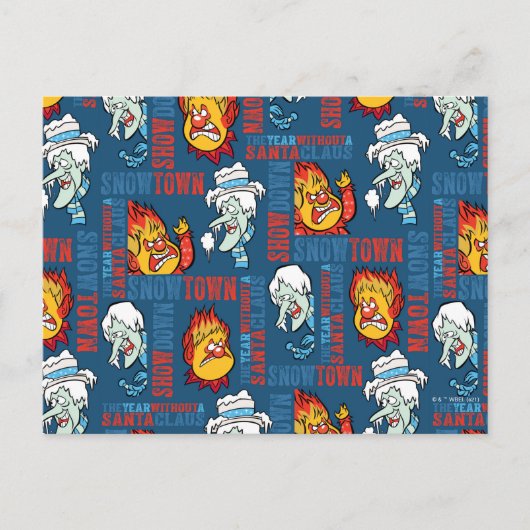 THE YEAR WITHOUT A SANTA CLAUS™ スノウタウン・ショーダウン シーズンポストカード (正面)