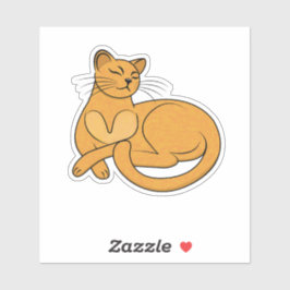 The Yellow Cat シール