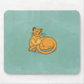 The Yellow Cat マウスパッド (正面)