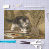 The Young Artist by Henriette Ronner-Knip 薄葉紙 (クラフト)