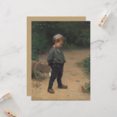 The Young Biologist (by Paul Peel) カード (正面/裏面インサイチュ)