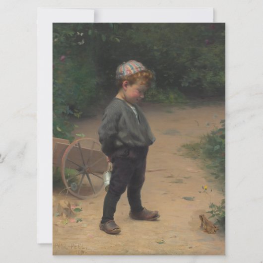 The Young Biologist (by Paul Peel) カード (正面)