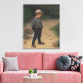 The Young Biologist (by Paul Peel) キャンバスプリント (インサイチュ (リビング))