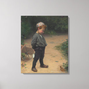The Young Biologist (by Paul Peel) キャンバスプリント