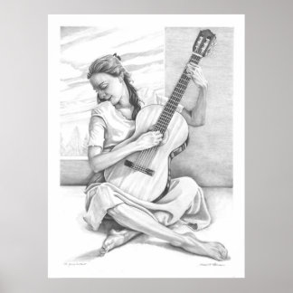 The Young Guitarist Poster ポスター