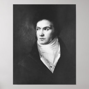 The young Ludwig van Beethoven 1806 ポスター