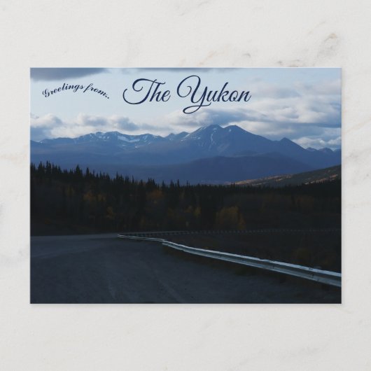 The Yukon Landscape ポストカード (正面)