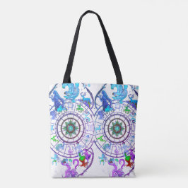 The Zodiac Astrological Signs  on a Tote Bag トートバッグ