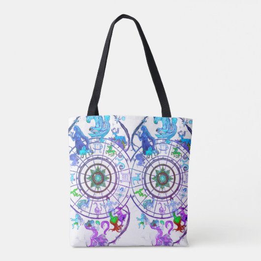 The Zodiac Astrological Signs on a Tote Bag トートバッグ (裏面)