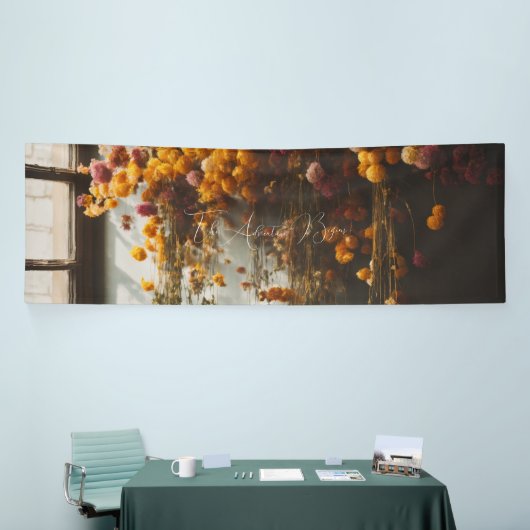 #TheAdventureBeginsBanner 横断幕 (トレードショー)