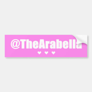 @TheArabellaのバンパーステッカー バンパーステッカー