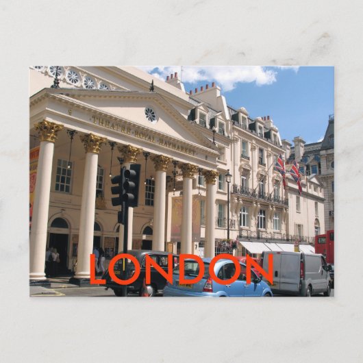 Theater 王室の Haymarket London UKはがき ポストカード (正面)