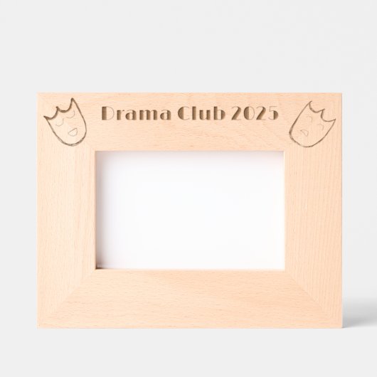 Theater Masksフレーム(宇宙付き) レーザー彫刻フレーム (正面)