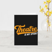Theater Nerd For Actors Musical Theatre Is My Srt カード (黄色い花)