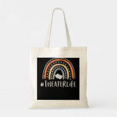 #Theaterlifeキュートな演劇ライフギフト女優ミュージック トートバッグ (裏面)