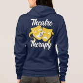 Theatre is Therapy Zipper Hoodie パーカ (裏面)
