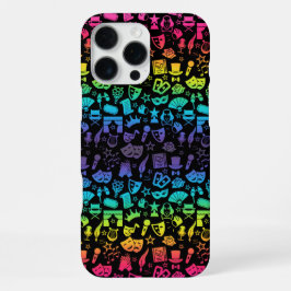 Theatre Lover Rainbow Icons Phone Case iPhone 16 Pro Maxケース
