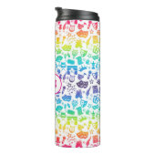 Theatre Lover Rainbow Icons Thermal Tumbler タンブラー (回転右)