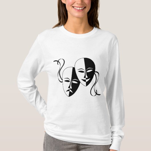 Theatre Masks Art Shirt Tシャツ (正面)
