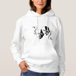 Theatre Masks Art Women’s Hoodie パーカ