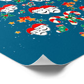 Theatre Masks Drama Actor Actress Christmas Tree X ポスター (角)