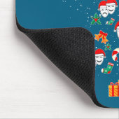 Theatre Masks Drama Actor Actress Christmas Tree X マウスパッド (コーナー)